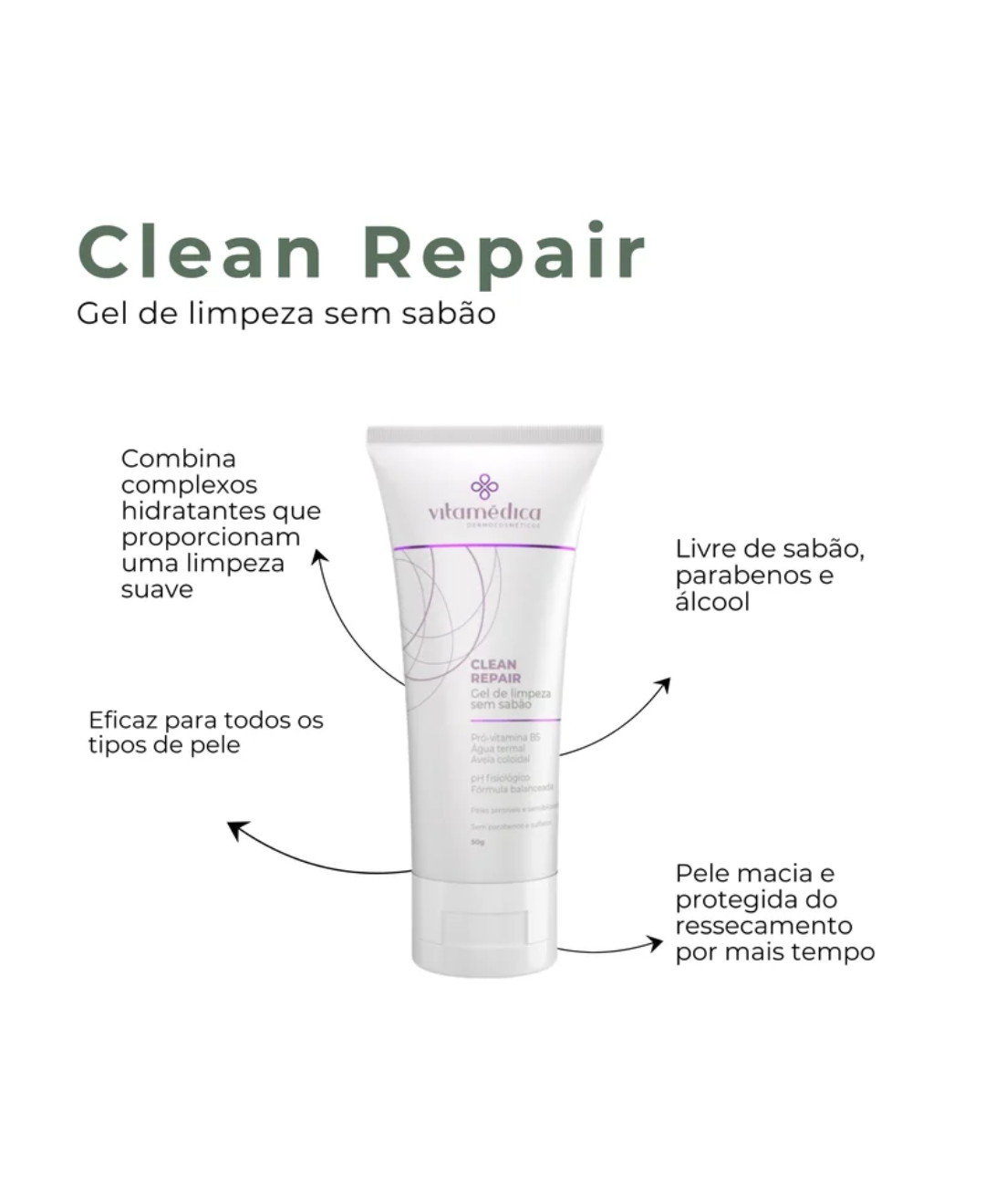 Clean Repair - Gel de limpeza